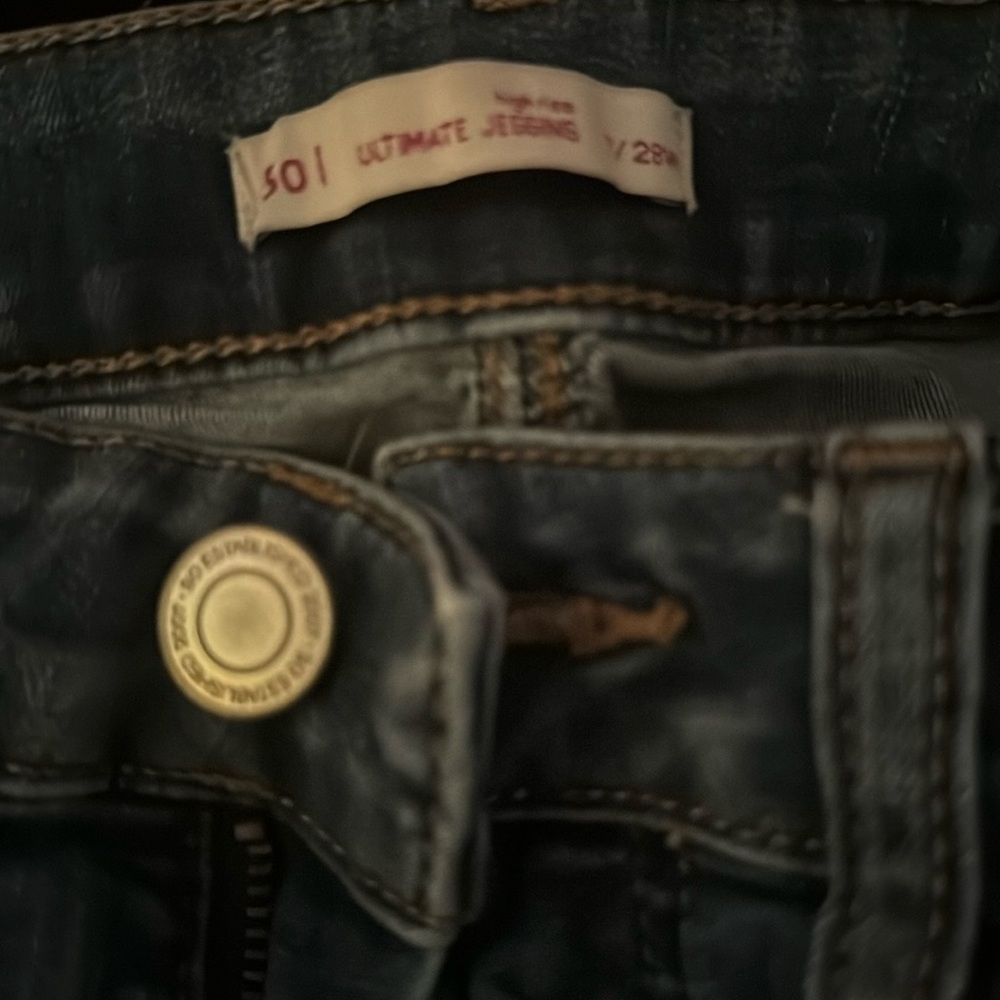 Size 7/28 blue skinny jeans